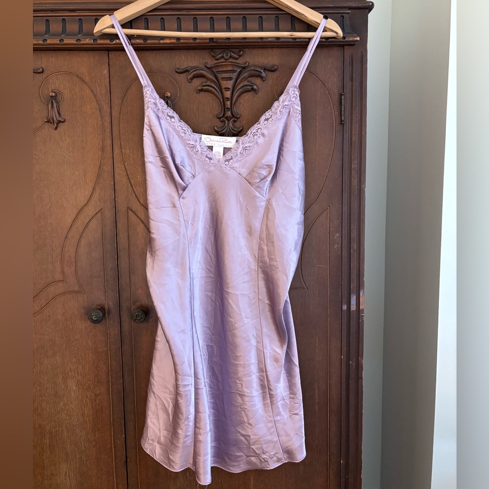 Oscar de la Renta Pink Nightgown Dress